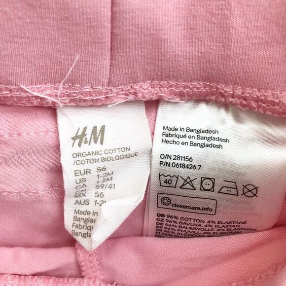 H&M pink ruffle bum shorts EUC 1-3 months - Picture 4 of 5